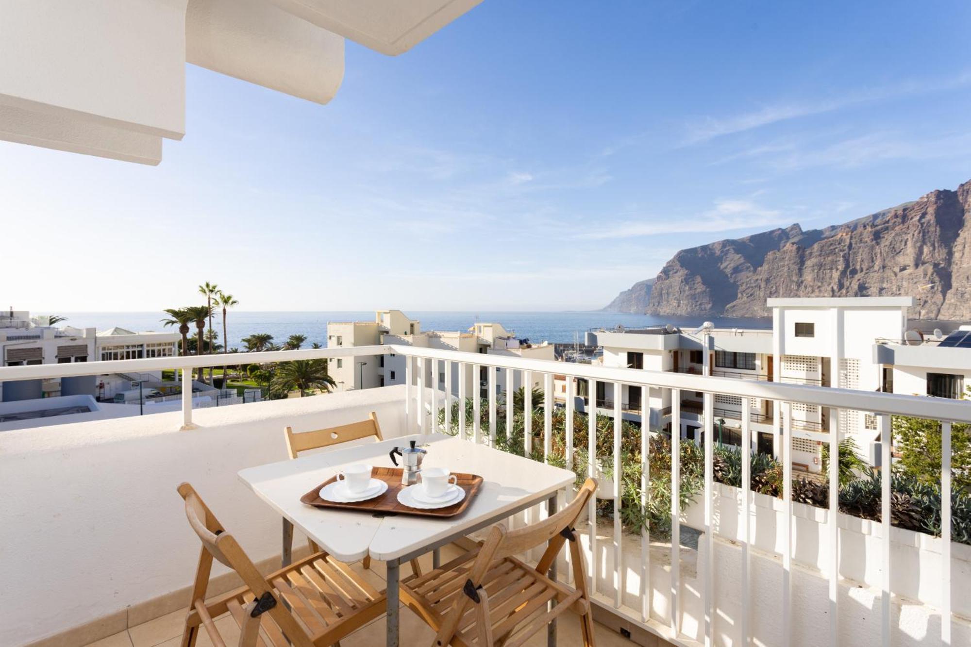 Okstay Los Gigantes With Ac, Terraces And Sea Views Santiago del Teide Eksteriør billede