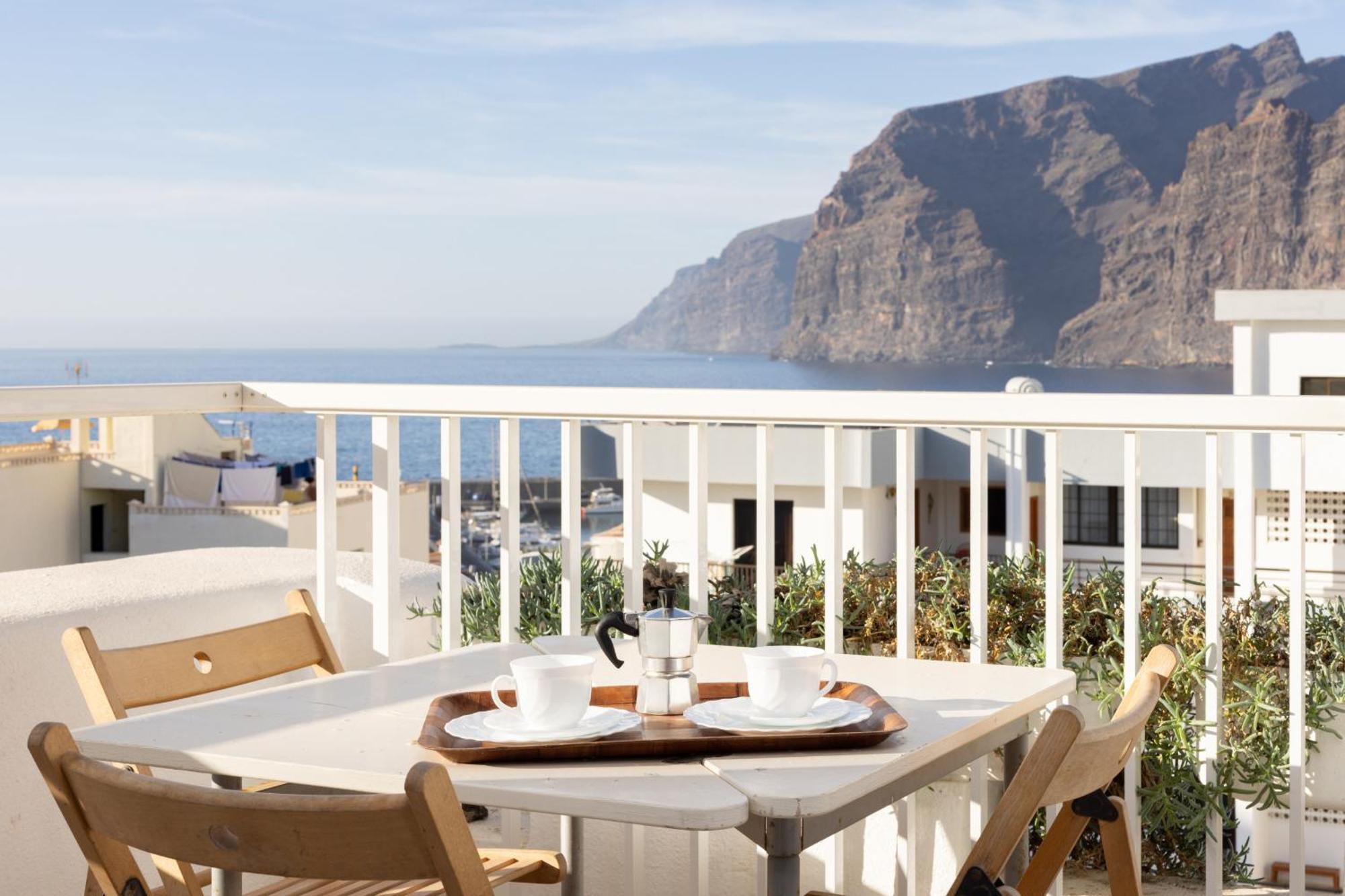 Okstay Los Gigantes With Ac, Terraces And Sea Views Santiago del Teide Eksteriør billede
