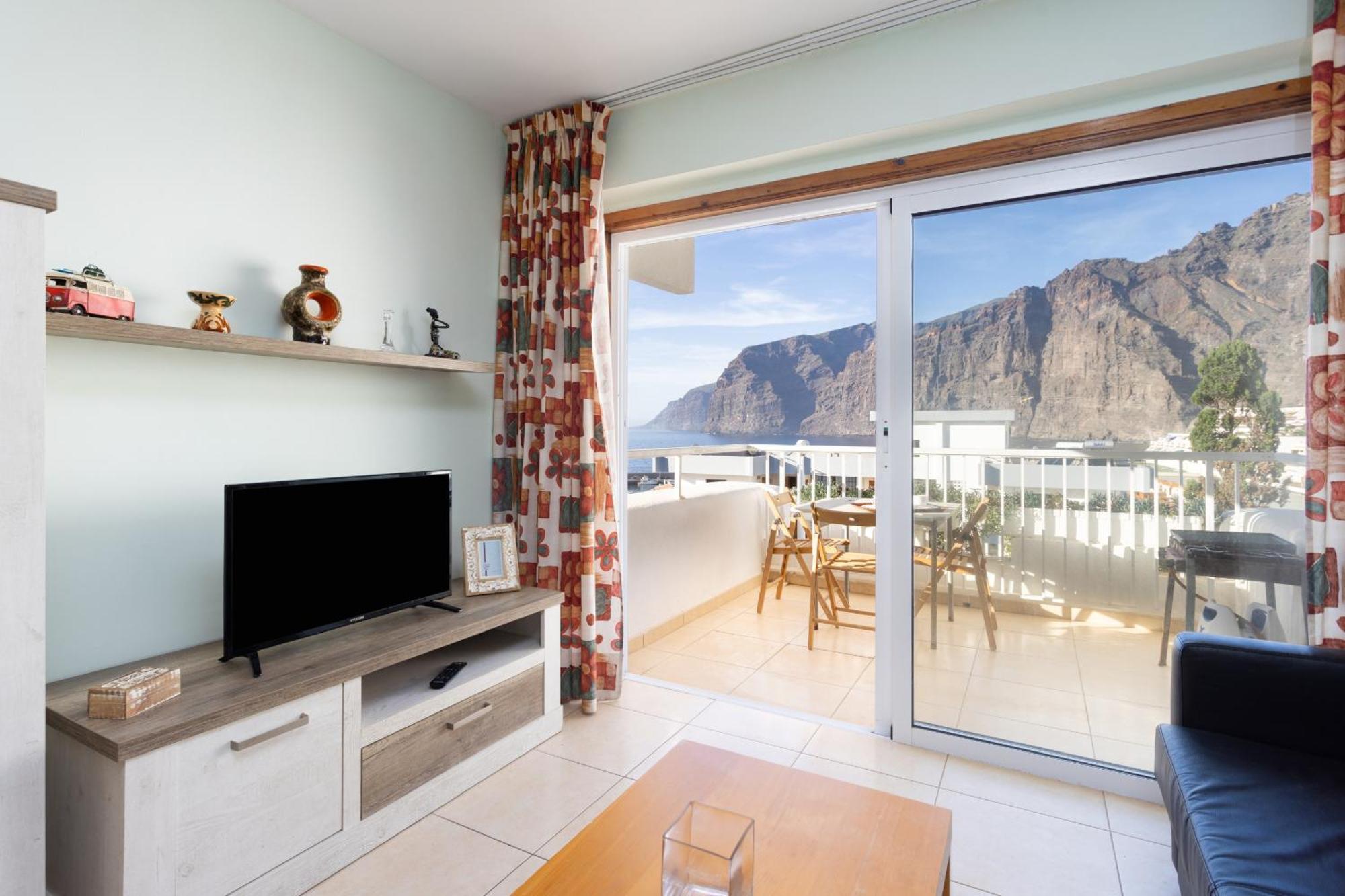 Okstay Los Gigantes With Ac, Terraces And Sea Views Santiago del Teide Eksteriør billede